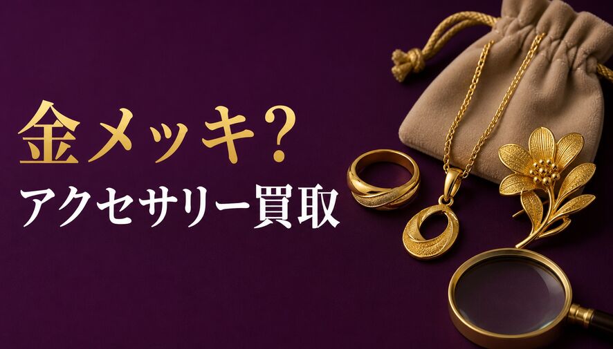 金メッキアクセサリーは売れる？刻印・状態・査定前の確認方法