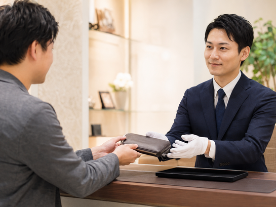 お品物をお持ち込み