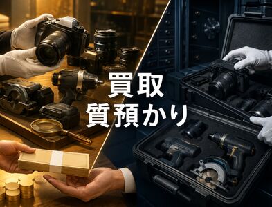 買取と質預かりに対応