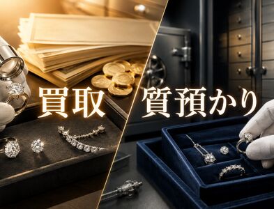 買取と質預かりに対応