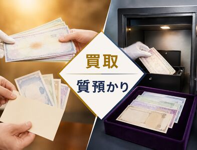 買取と質預かりに対応