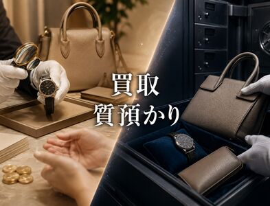 買取と質預かりに対応